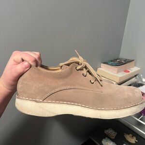 Samuel Hubbard Beige Suede Shoes
